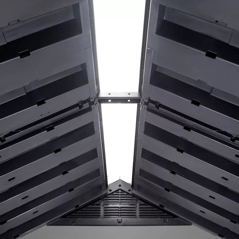 Keter 7.5’x11′ Premier Heavy Duty Plastic Shed – Grey