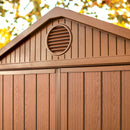 Keter 6×6 Darwin Heavy Duty Plastic Garden Shed – Brown