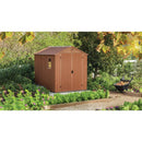 Keter 6×8 Darwin Heavy Duty Plastic Garden Shed – Brown