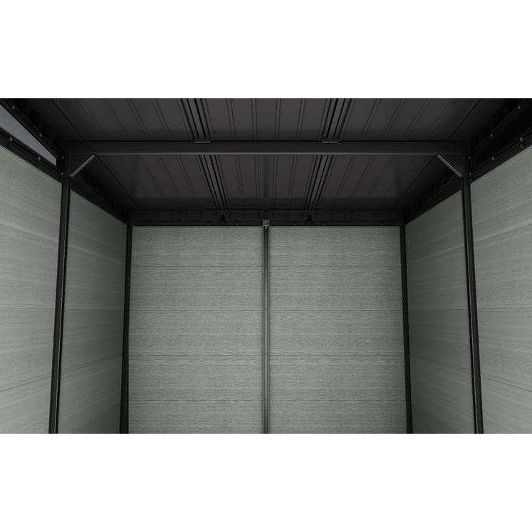 Keter 9x 7 Cortina Heavy Duty Plastic Pent Shed – Green