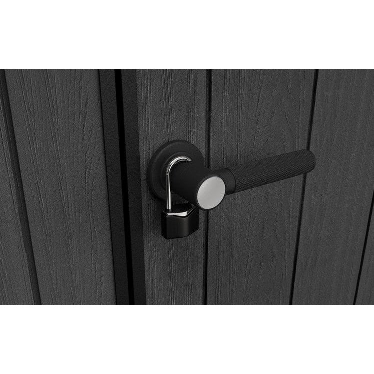 Keter 7x 7 Cortina Heavy Duty Plastic Pent Shed – Dark Grey