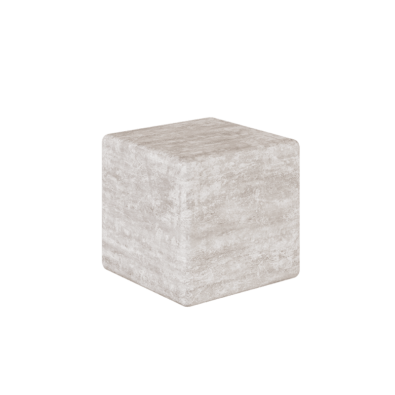 Cerazo Travertine Coffee Table, White