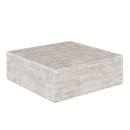 Cerazo Travertine Coffee Table, White