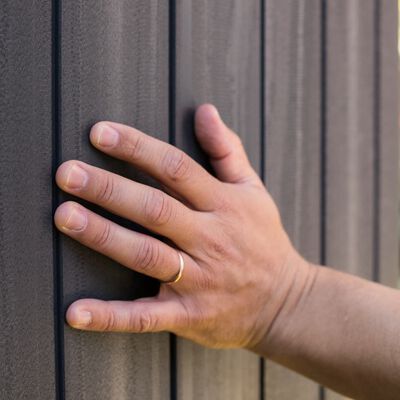 Keter 4×6 Darwin Heavy Duty Plastic Garden Shed – Grey