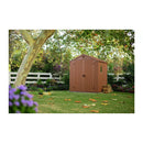 Keter 6×6 Darwin Heavy Duty Plastic Garden Shed – Brown