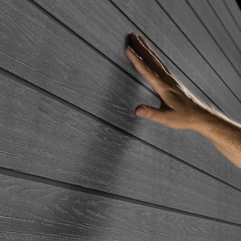 Keter 11’x7.5′ Newton Plus Side Entry Plastic Shed – Dark Grey