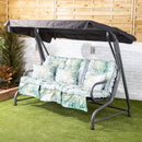 Alfresia Roma 3 Seater Garden Swing Seat | Classic Cushions
