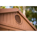 Keter 4×6 Darwin Heavy Duty Plastic Garden Shed – Brown