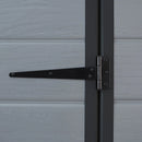 Klikstrom Senner 6×4 ft Pent Grey Shed with floor & 1 window