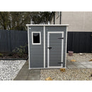 Keter 6 x 6 Manor Plastic Pent Garden Storage Shed – Grey