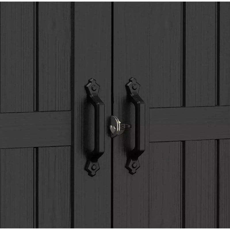 Keter 7.5×9 Premier Heavy Duty Plastic Shed – Grey