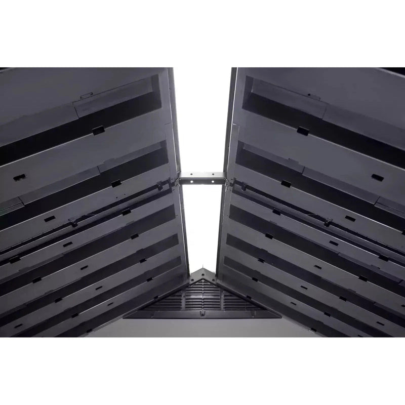 Keter 7.5×9 Premier Heavy Duty Plastic Shed – Grey